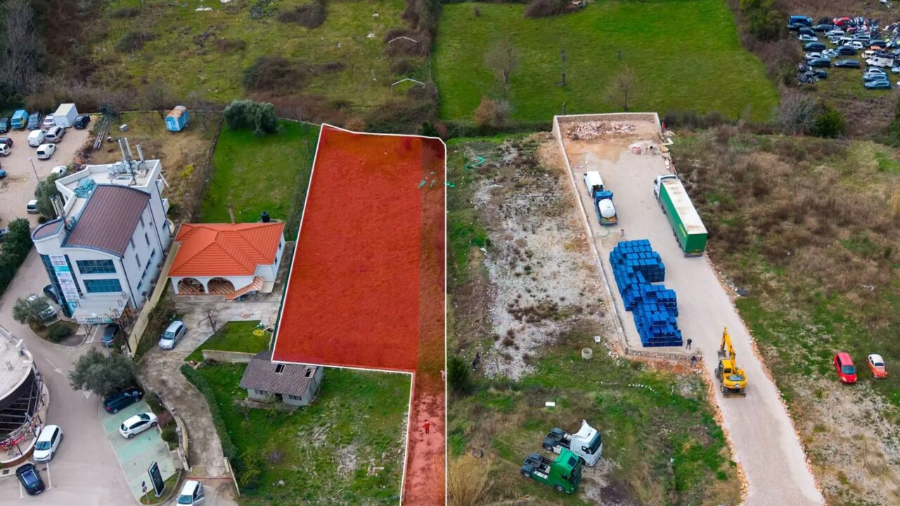 Urbanistic 1,200 m² Plot on the Main Road, P+5 Permitted – Polje, Bar – SunHolidays Montenegro