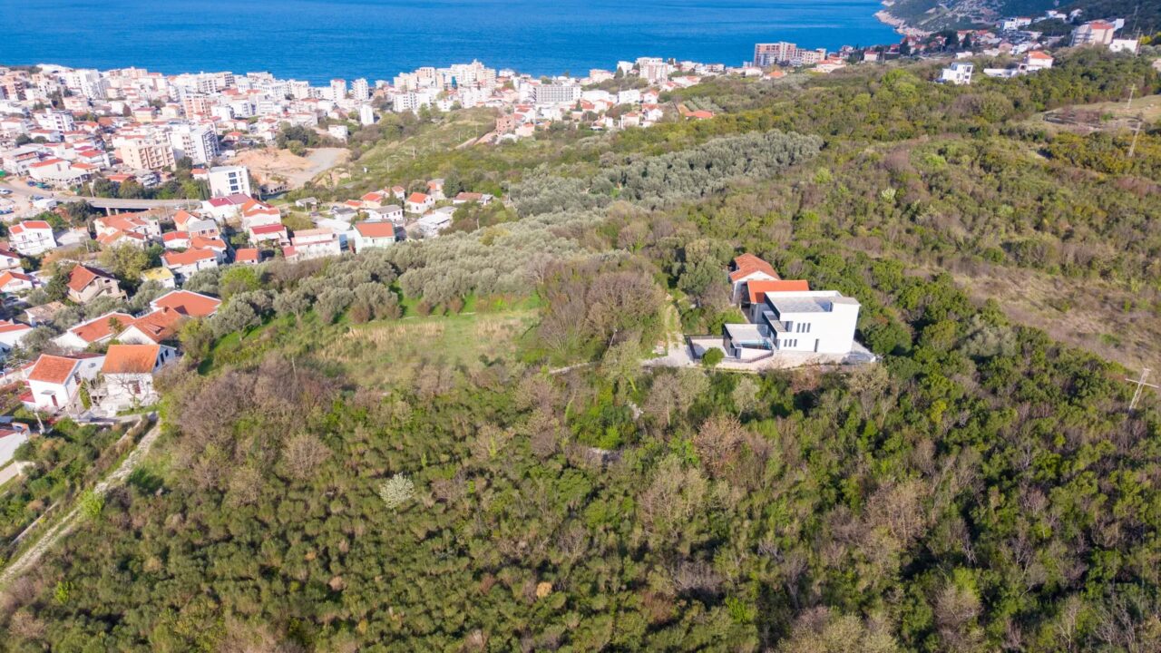 Urbanized Plots with Sea View near Veliki Pijesak – Pecurice, Bar – SunHolidays Montenegro