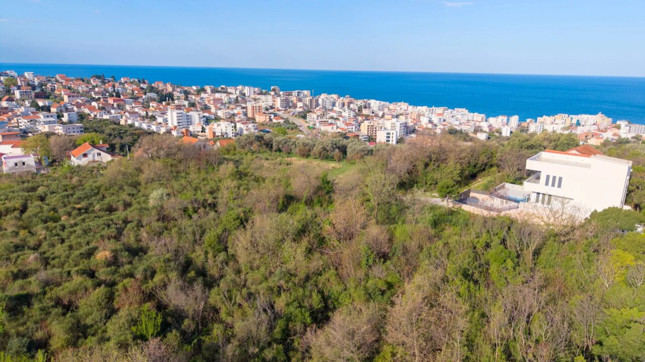 Urbanized Plots with Sea View near Veliki Pijesak – Pecurice, Bar – SunHolidays Montenegro