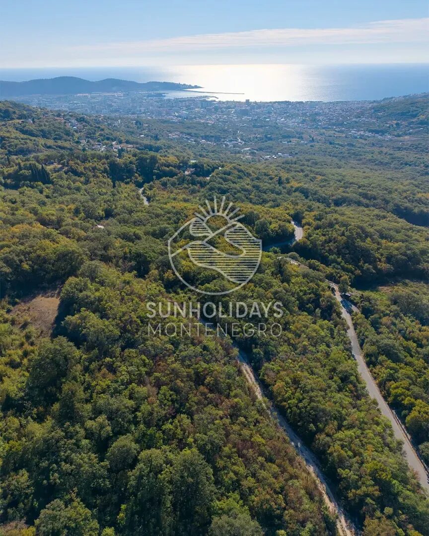 4,000 m² Land with City and Sea Views – Sustas, above Bar – SunHolidays Montenegro