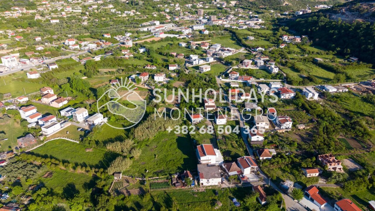 Urbanized 3,164 m² Land near the Main Road – Polje, Bar – SunHolidays Montenegro