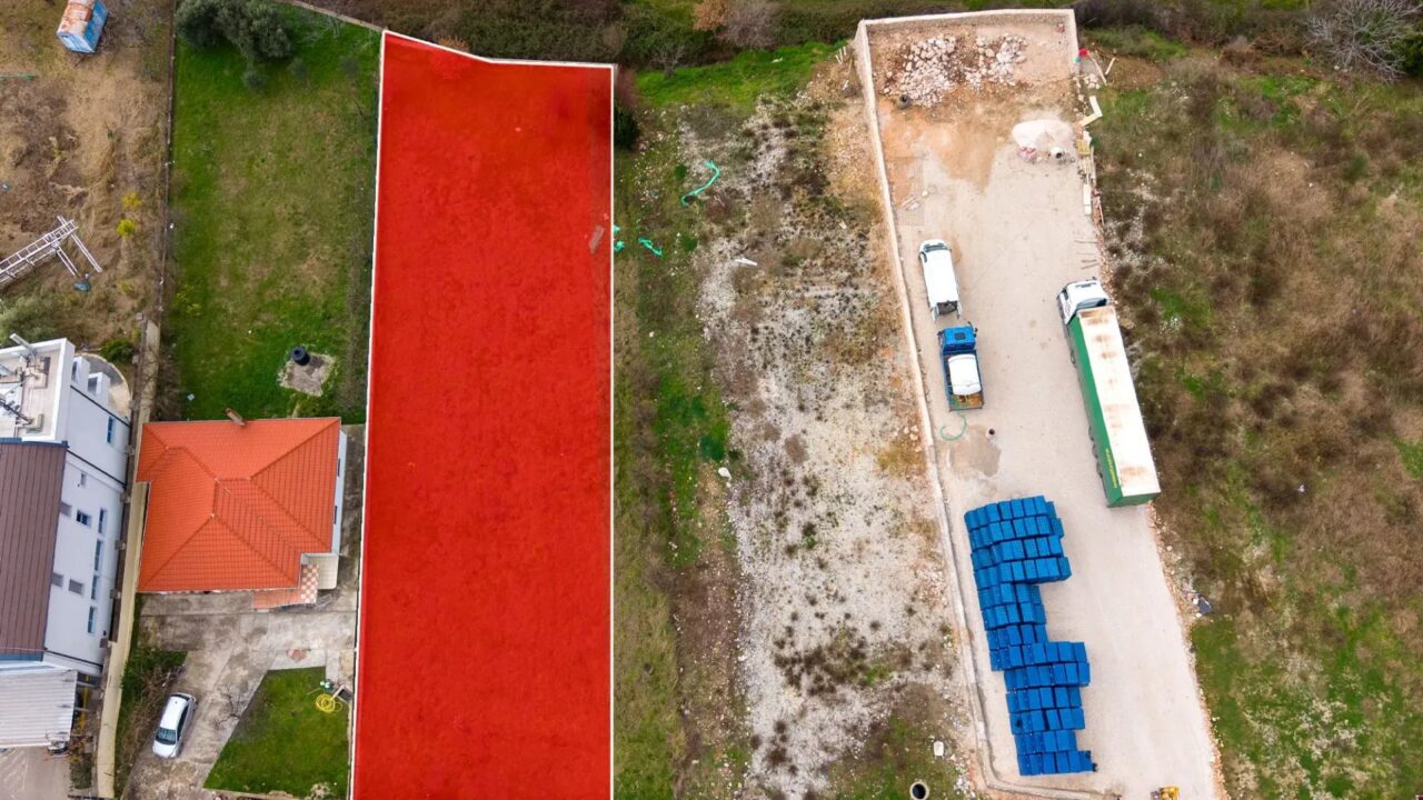 Urbanistic 1,200 m² Plot on the Main Road, P+5 Permitted – Polje, Bar – SunHolidays Montenegro