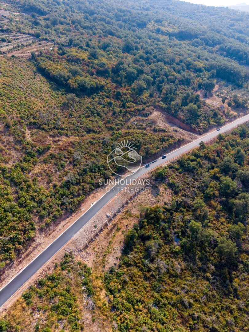 5,240 m² Land with Sea View by the Main Road – Dobra Voda, Bar – SunHolidays Montenegro