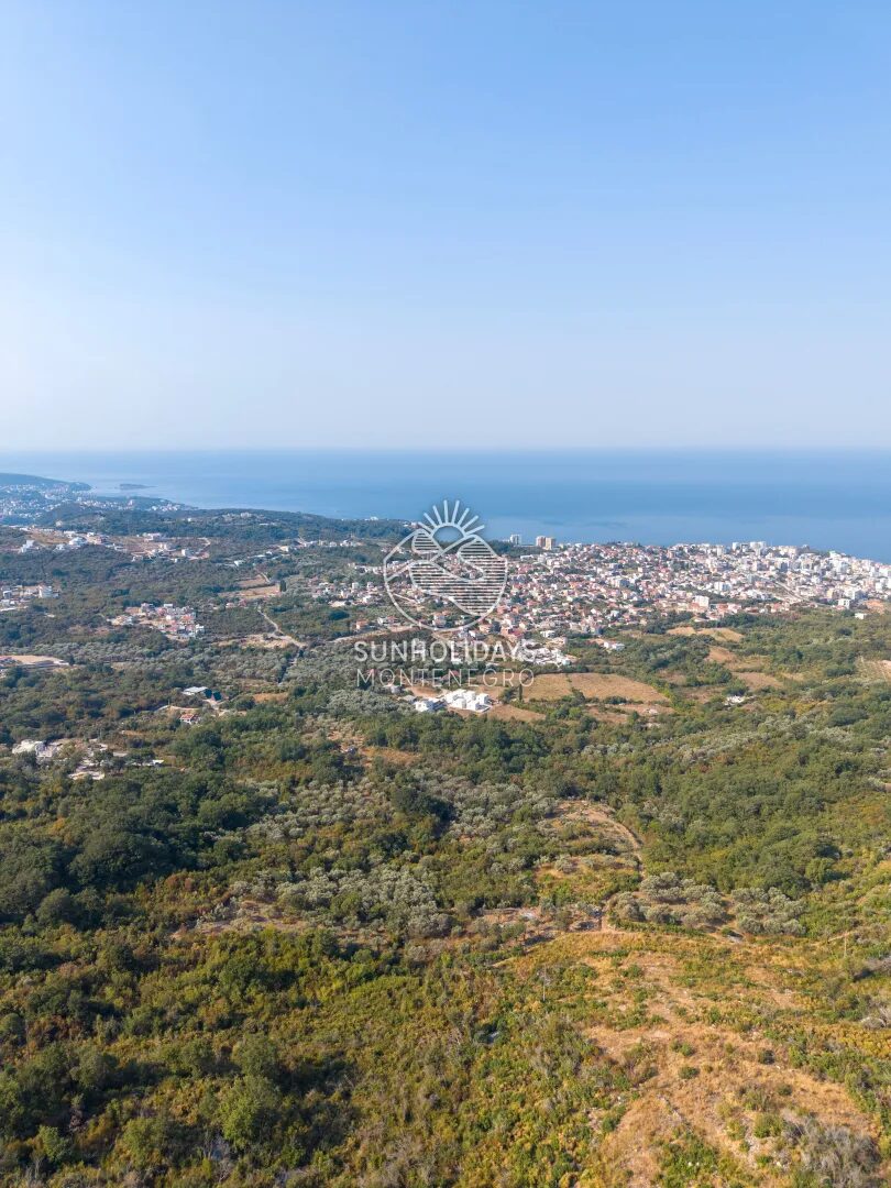5,240 m² Land with Sea View by the Main Road – Dobra Voda, Bar – SunHolidays Montenegro