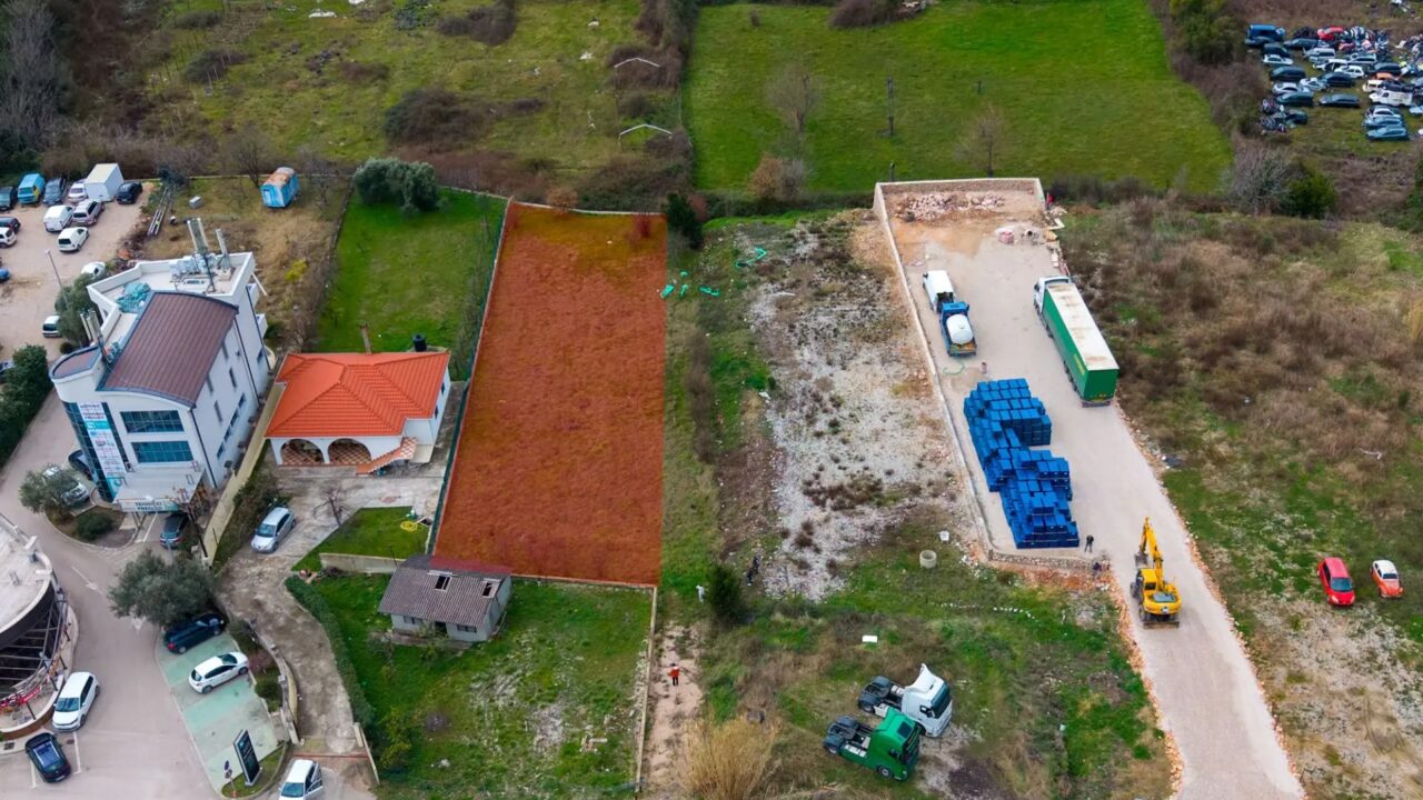 Urbanistic 1,200 m² Plot on the Main Road, P+5 Permitted – Polje, Bar – SunHolidays Montenegro