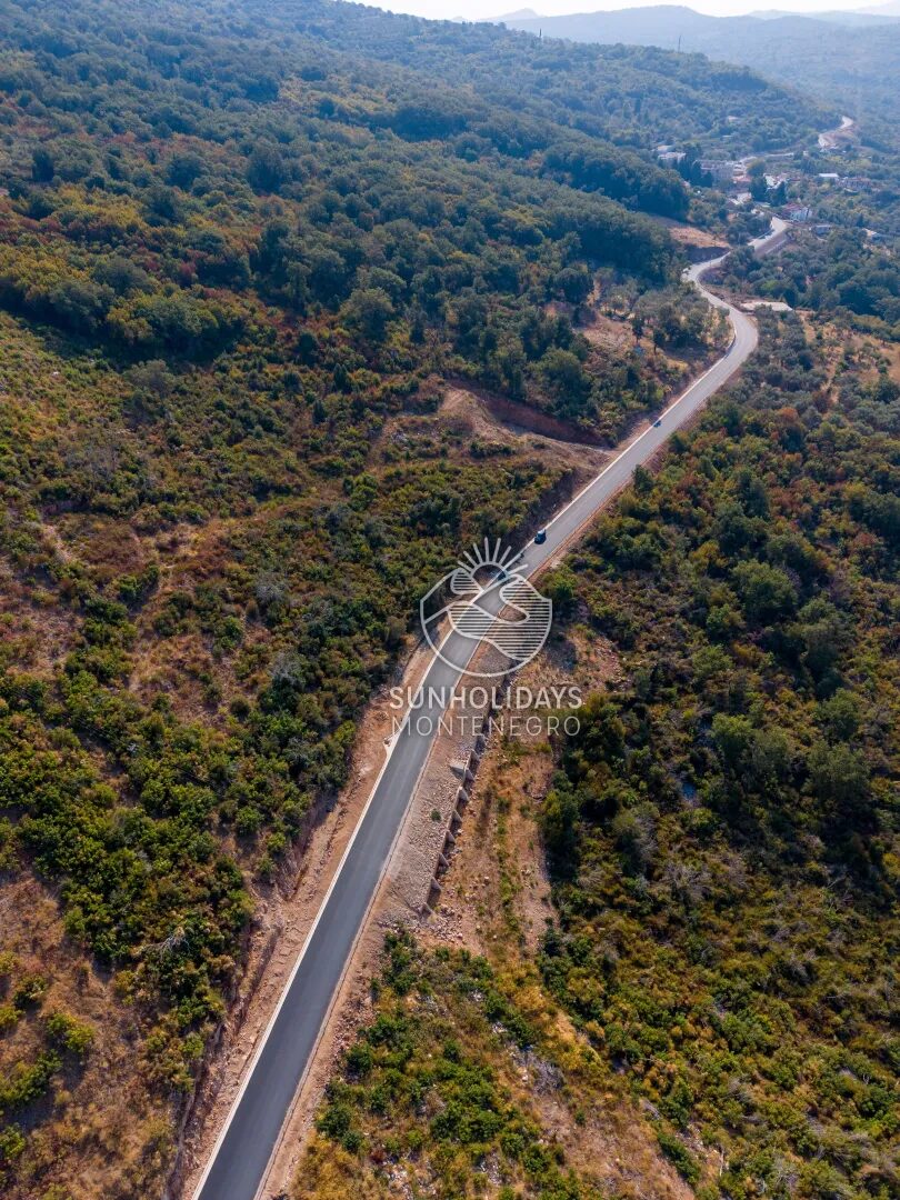 5,240 m² Land with Sea View by the Main Road – Dobra Voda, Bar – SunHolidays Montenegro
