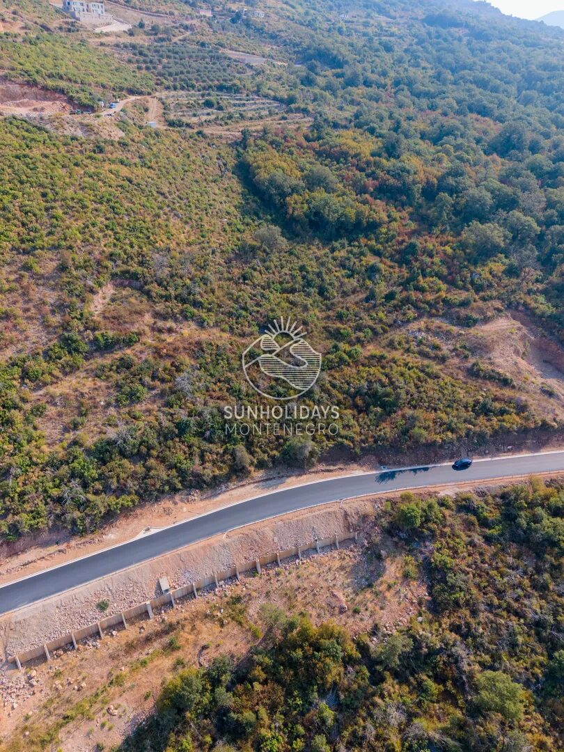 5,240 m² Land with Sea View by the Main Road – Dobra Voda, Bar – SunHolidays Montenegro